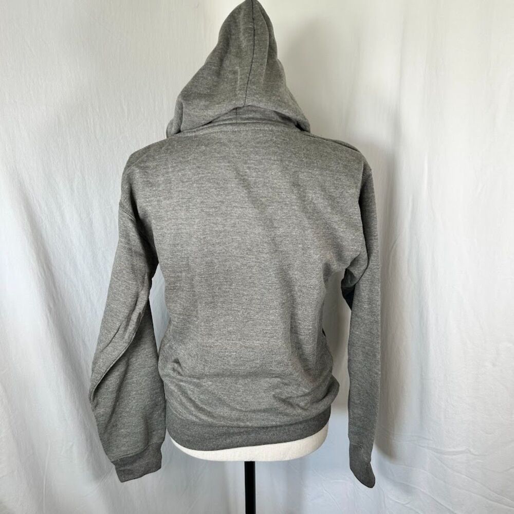 Buc-ees Hoodie Sweatshirt Fleece Long Sleeve Pullover Beaver Gray Adult Small - Picture 2 of 12